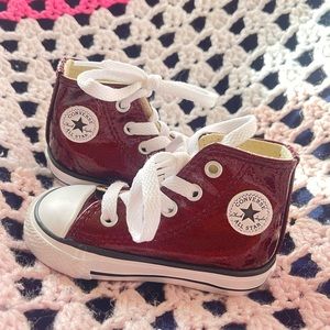 Glitter Red Converse Sneakers